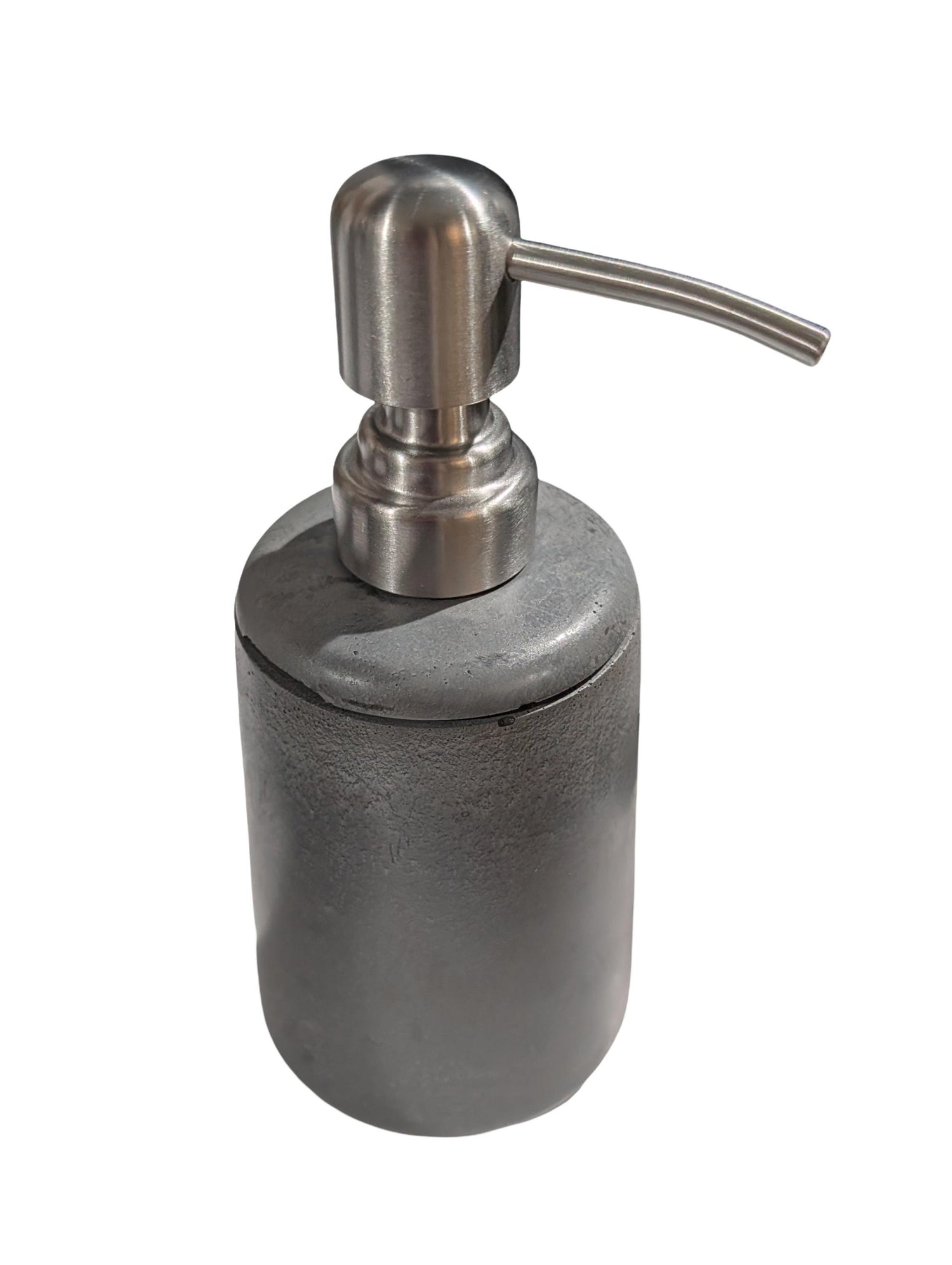 Concrete Soap Dispenser Bottle With Black Pump