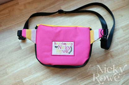 Custom Pet Portrait Crossbody Bag – Embroidered Patchwork Canvas, Retro Colors - HANDMADE, NO AI