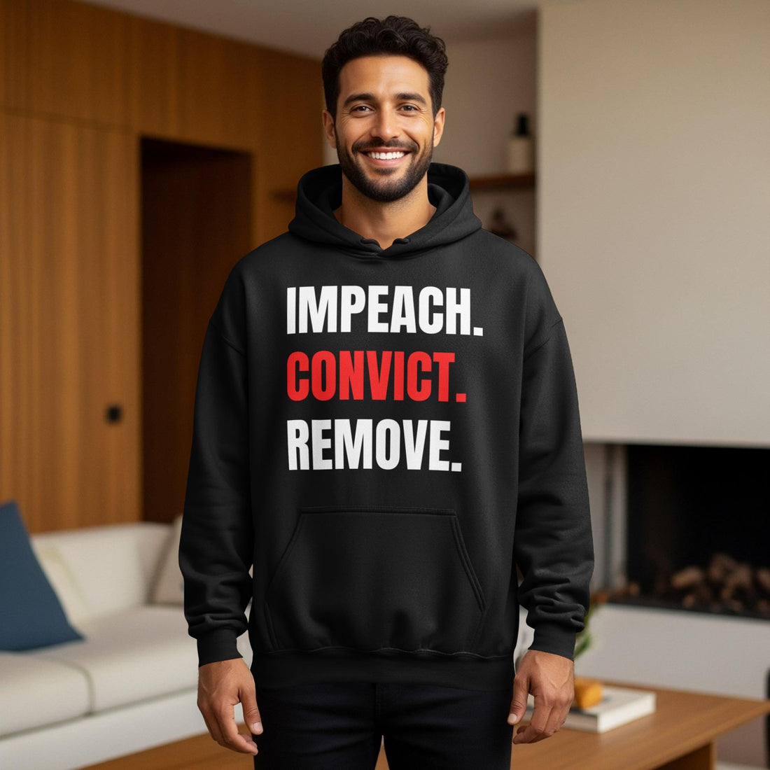 Impeach Convict Remove Anti Trump T-Shirt, Anti MAGA Hoodie, Political Sweatshirt, Rally March Protest Gear, Resists MAGA
