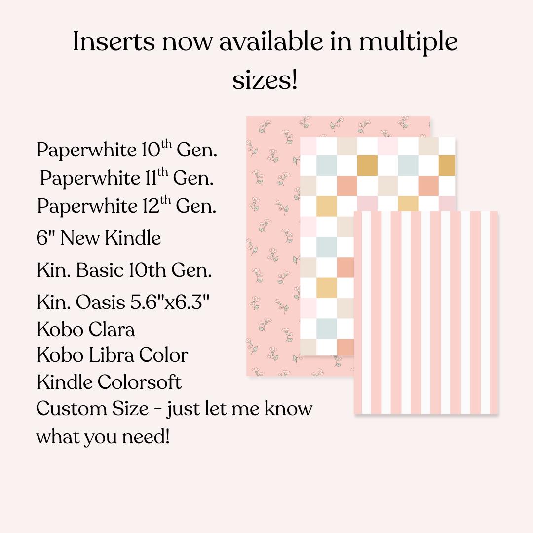 Ghost Bookshelves Kindle Insert |Meadowlark Nest | Fall Spooky Ghost Kobo Insert