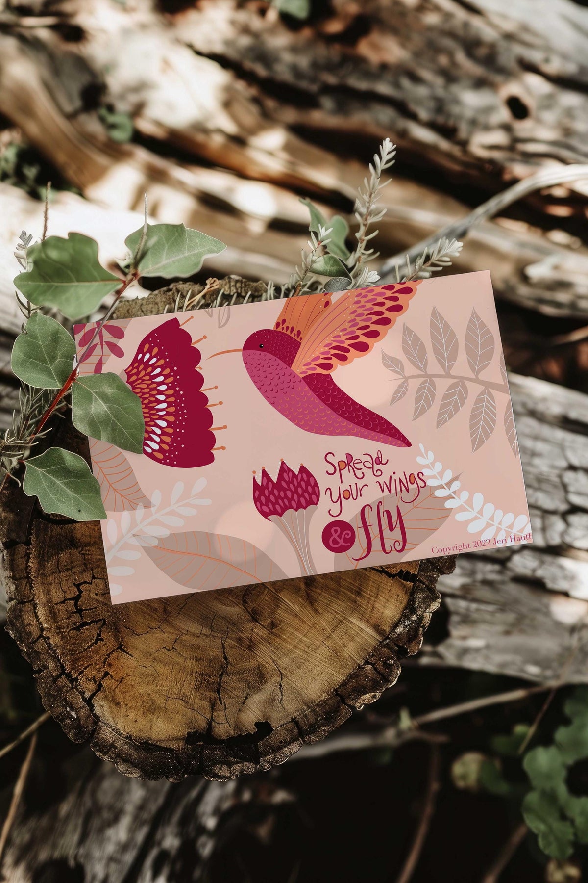 Spread Your Wings and Fly - Pack of 10 Greeting Cards (US &amp; CA) Plus Envelopes