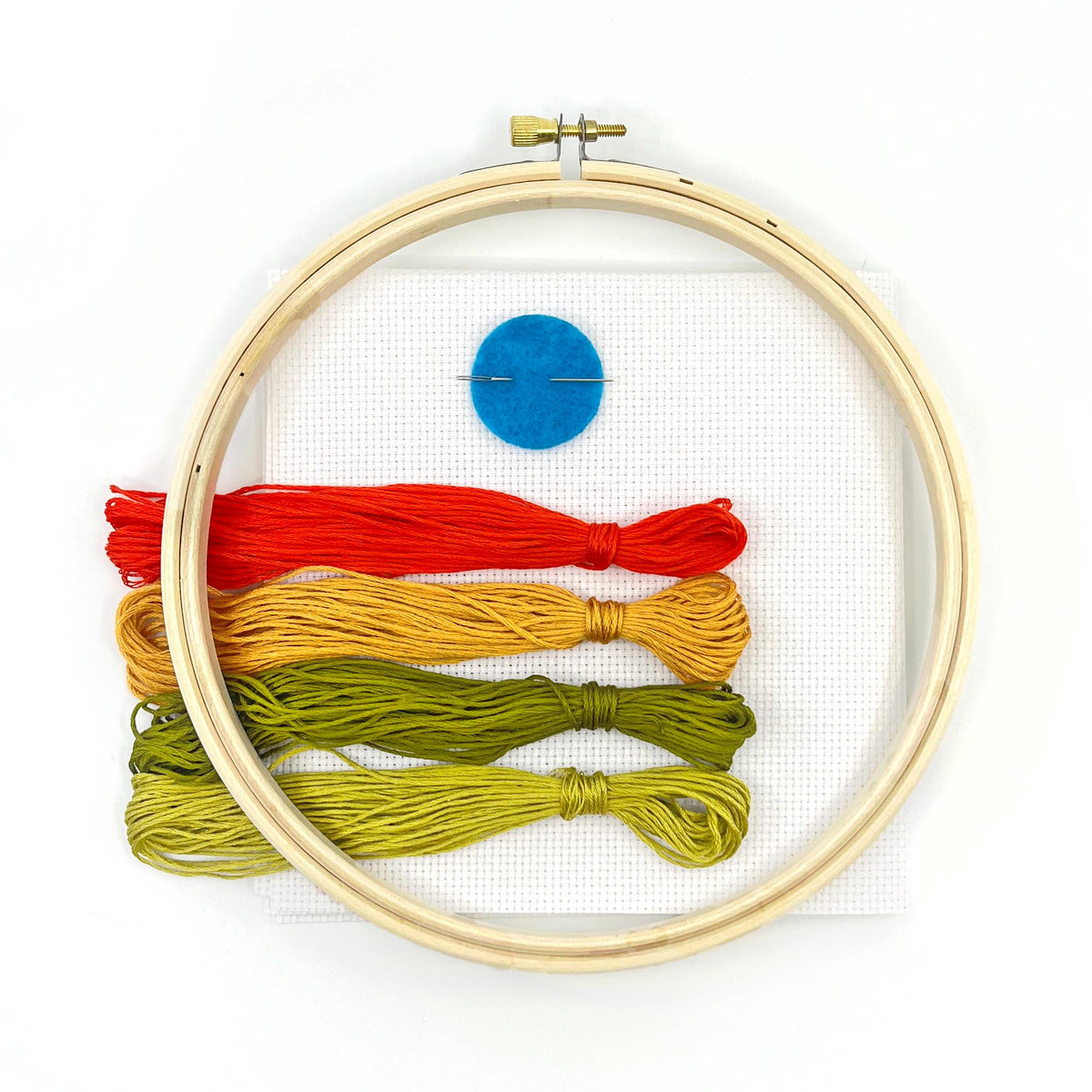 SUNNY BLOSSOM + Twin Blooms learn counted cross stitch kit