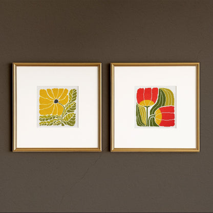 TWIN BLOOMS counted cross stitch PDF only