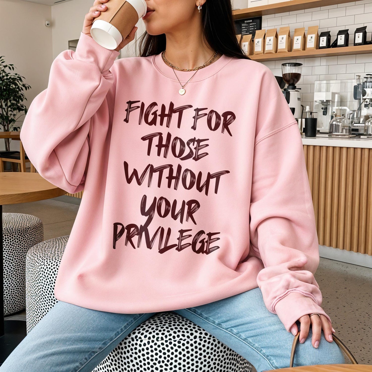 Fight For Those without Your Privilege T-Shirt, Social Justice Outfit, Anti Discrimination Tee, Allies Clothing, Pro Democracy Top