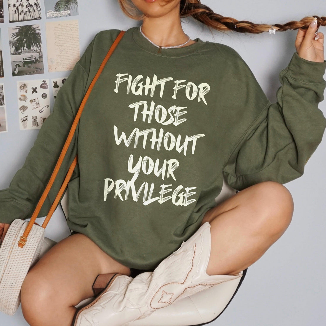 Fight For Those without Your Privilege T-Shirt, Social Justice Outfit, Anti Discrimination Tee, Allies Clothing, Pro Democracy Top