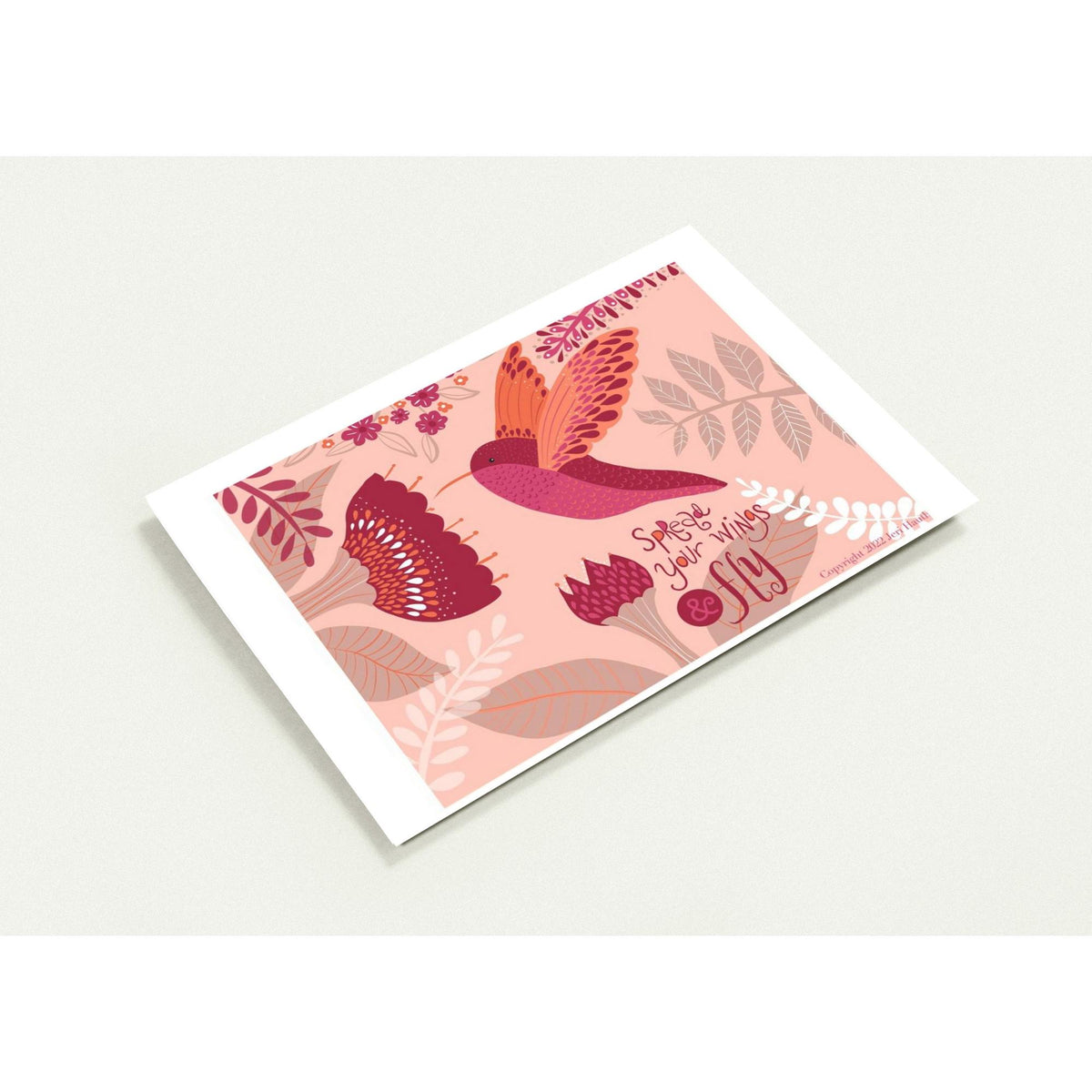 Spread Your Wings and Fly - Pack of 10 Greeting Cards (US &amp; CA) Plus Envelopes