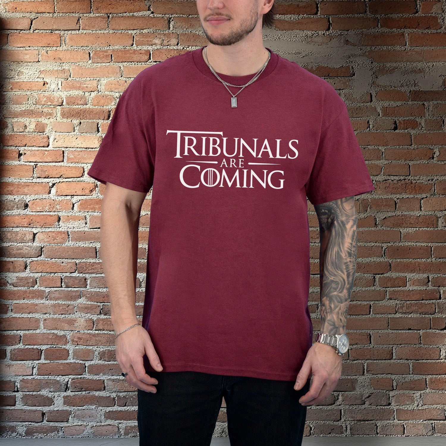 Tribunals Are Coming Shirt, Funny Graphic Tee, Novelty T-Shirt, Unisex Casual Wear, Cool Gift Idea, Trendy Apparel