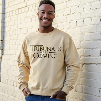 Tribunals Are Coming sweatshirt, Tribunals pullover, Unisex cozy sweatshirt, Funny saying top, Graphic sweatshirt gift