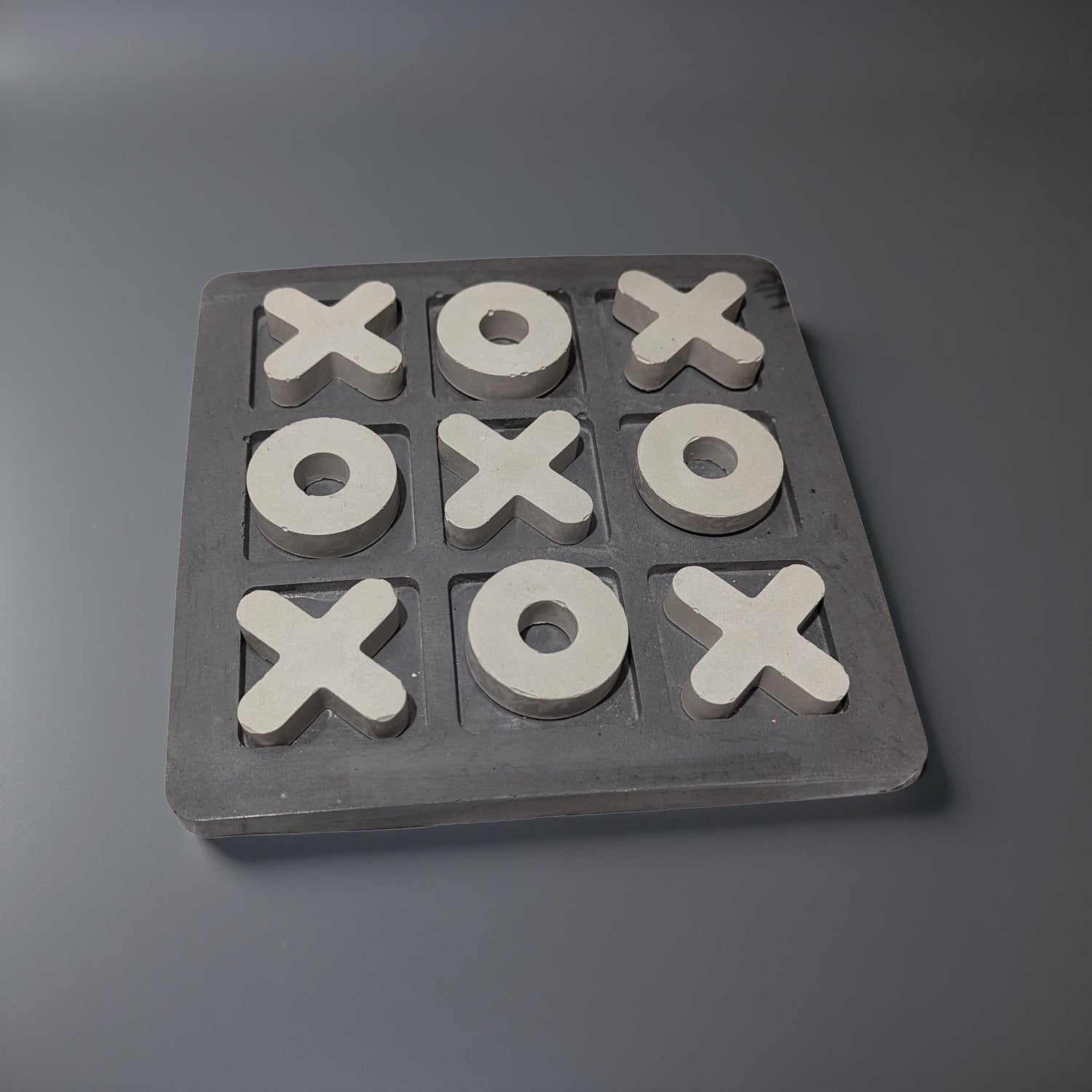 Concrete Tic-Tac-Toe Set