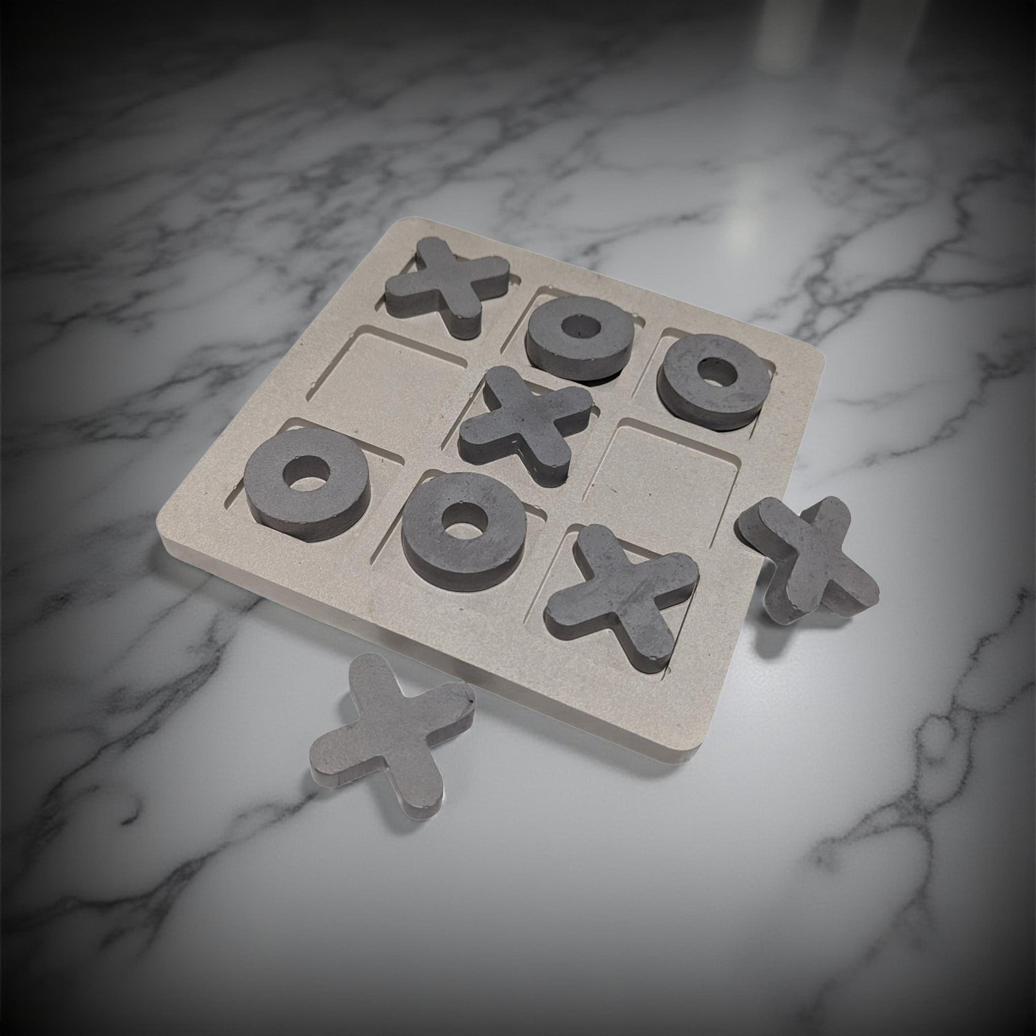 Concrete Tic-Tac-Toe Set