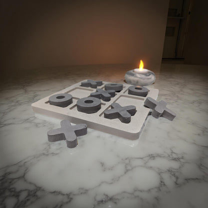 Concrete Tic-Tac-Toe Set