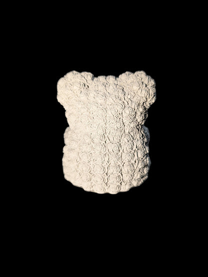 Concrete Rose Teddy Bear – The Everlasting Valentine’s Day Keepsake