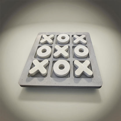Concrete Tic-Tac-Toe Set