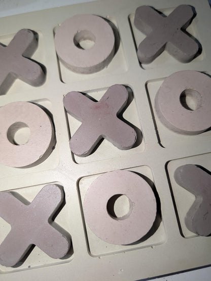 Concrete Tic-Tac-Toe Set