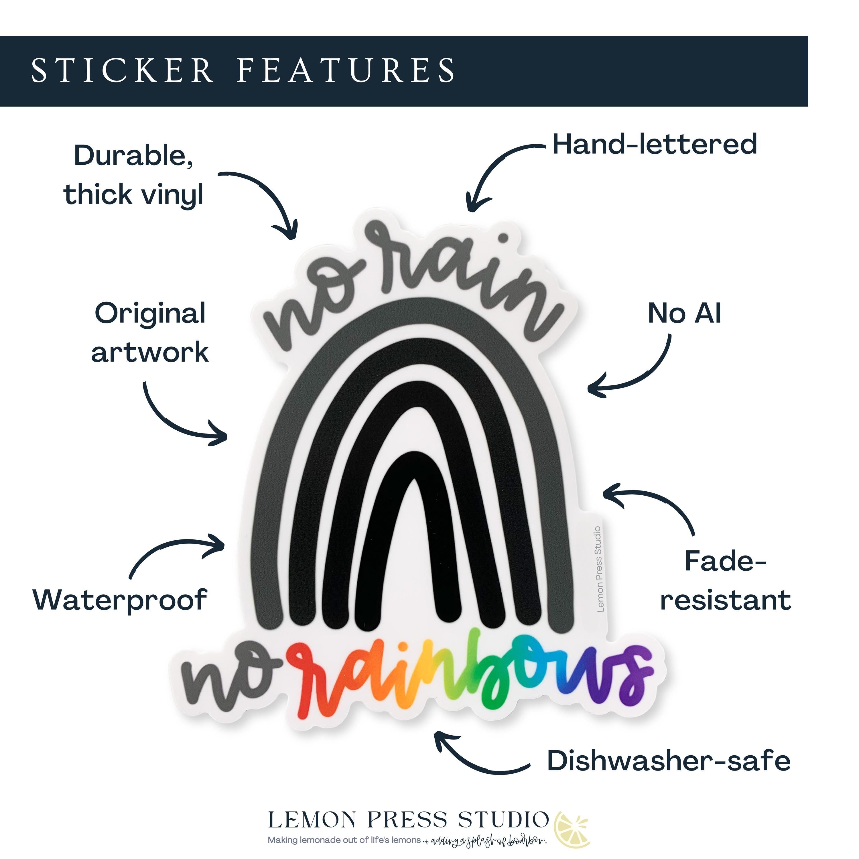 makers gonna make crafting sticker, waterproof arts and crafts sticker