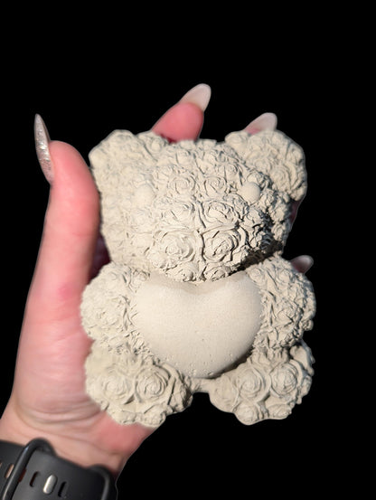 Concrete Rose Teddy Bear – The Everlasting Valentine’s Day Keepsake