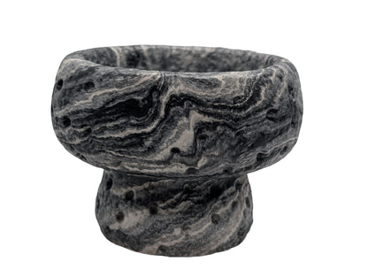Modern Brutalist Lunar Stone Vessel &amp; Tray Set | Concrete Succulent Planter, Decorative Storage Jar, Catchall Tray | Housewarming Gift |
