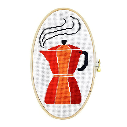 MOKA POT cross stitch PDF only
