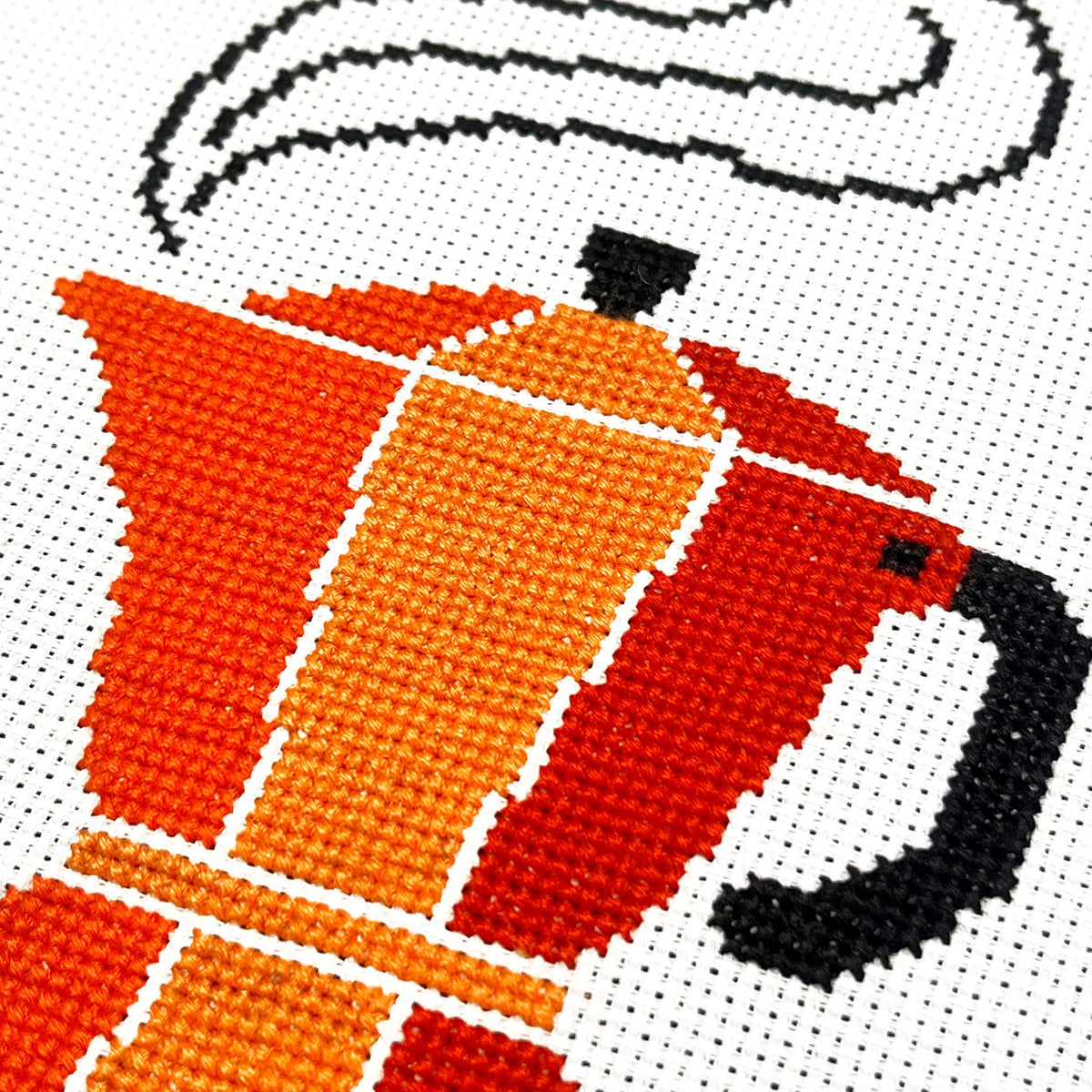 MOKA POT learn counted cross stitch kit