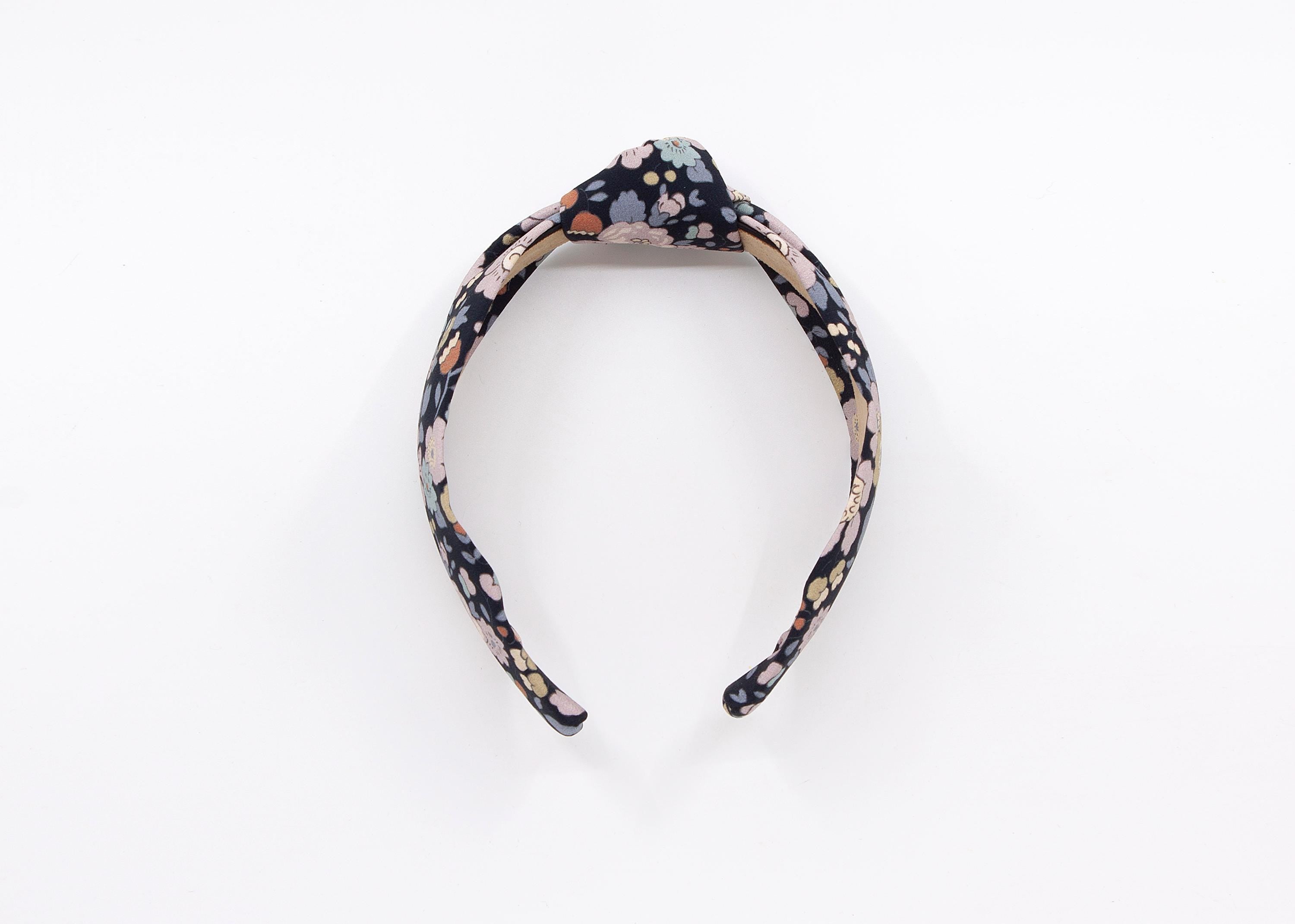Comfortable Liberty London Floral Knot 100% Silk Headband: Betsy Field Print