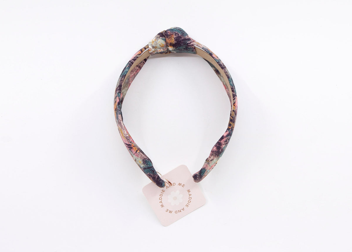 Liberty London Floral Knot Headband Floral Print: Comfortable Alice Band, Fits Ages 4+