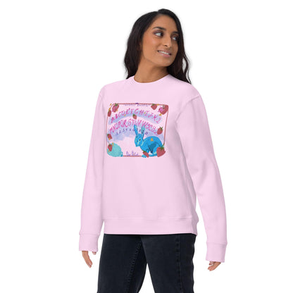 Spirit Board Bunny Sweatshirt: Hand-Drawn Witchy Apparel, Cotton Blend Cozy Sweater