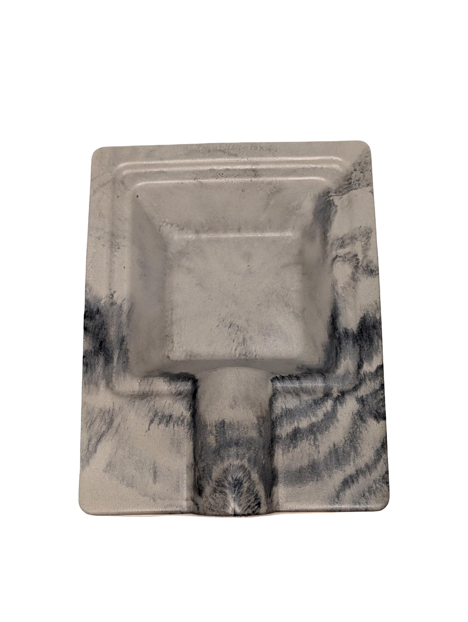 Handmade Marble Concrete Cigar Ashtray – Modern Single Cigar Rest – Luxury Minimalist Concrete Decor – Gifts for Cigar Lovers – 5.2&amp;quot; x 4&amp;quot;