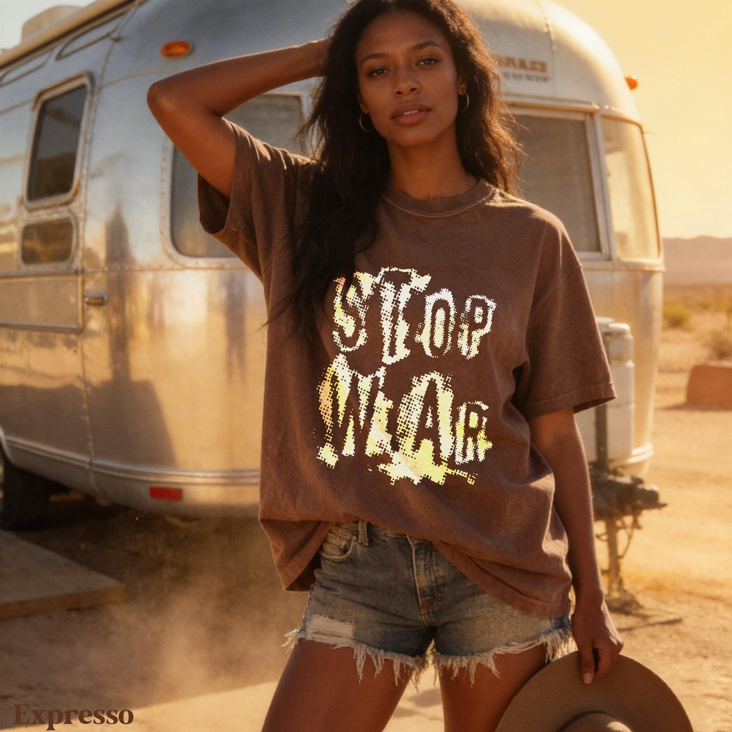 Graphic Tee, Stop War Shirt, Casual Vintage T-shirt, Statement Top, Women&amp;