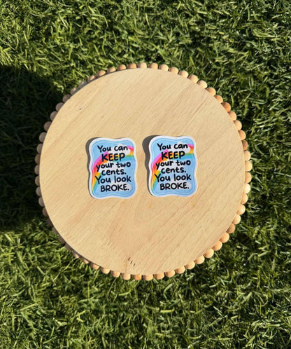 Funny Aesthetic Sticker, Cute Trendy Vinyl Sticker, Laptop Water Bottle Decal, Bookish Fun Sticker, Clear or Holographic