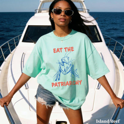 Eat The Patriarchy T-Shirt, Feminist Graphic Tee, Empowerment Shirt, Women&amp;