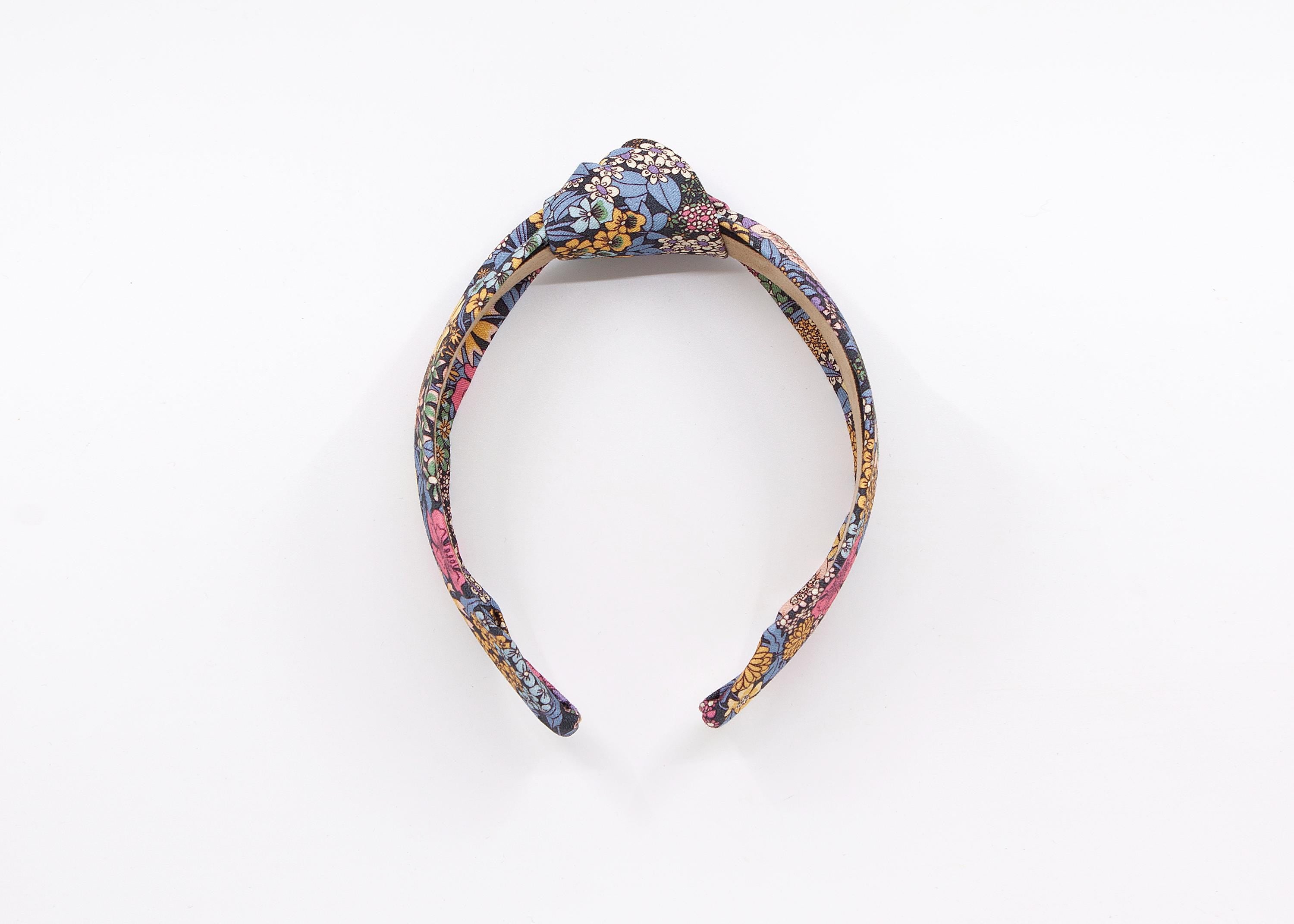 Floral Liberty of London Ciara Headband: Knotted Alice Band for Women, Girls