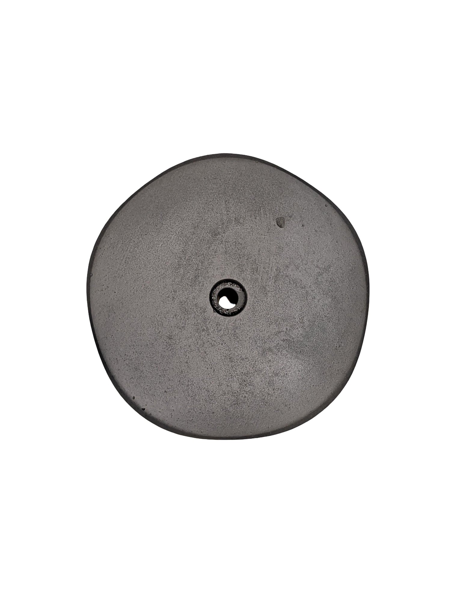 Large Round 3.5 Inch Concrete Wall Knob | Modern Circular Wall Peg for Entryway | Industrial Concrete Wall Hanger