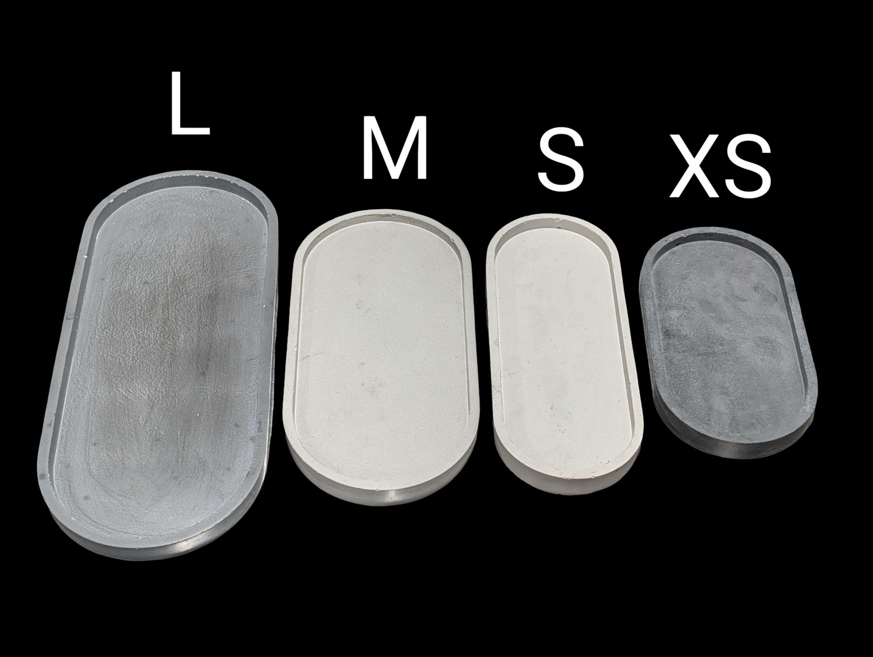 Concrete Oval Trays –Available In 4 Different Sizes  Minimalist Modern Home Décor