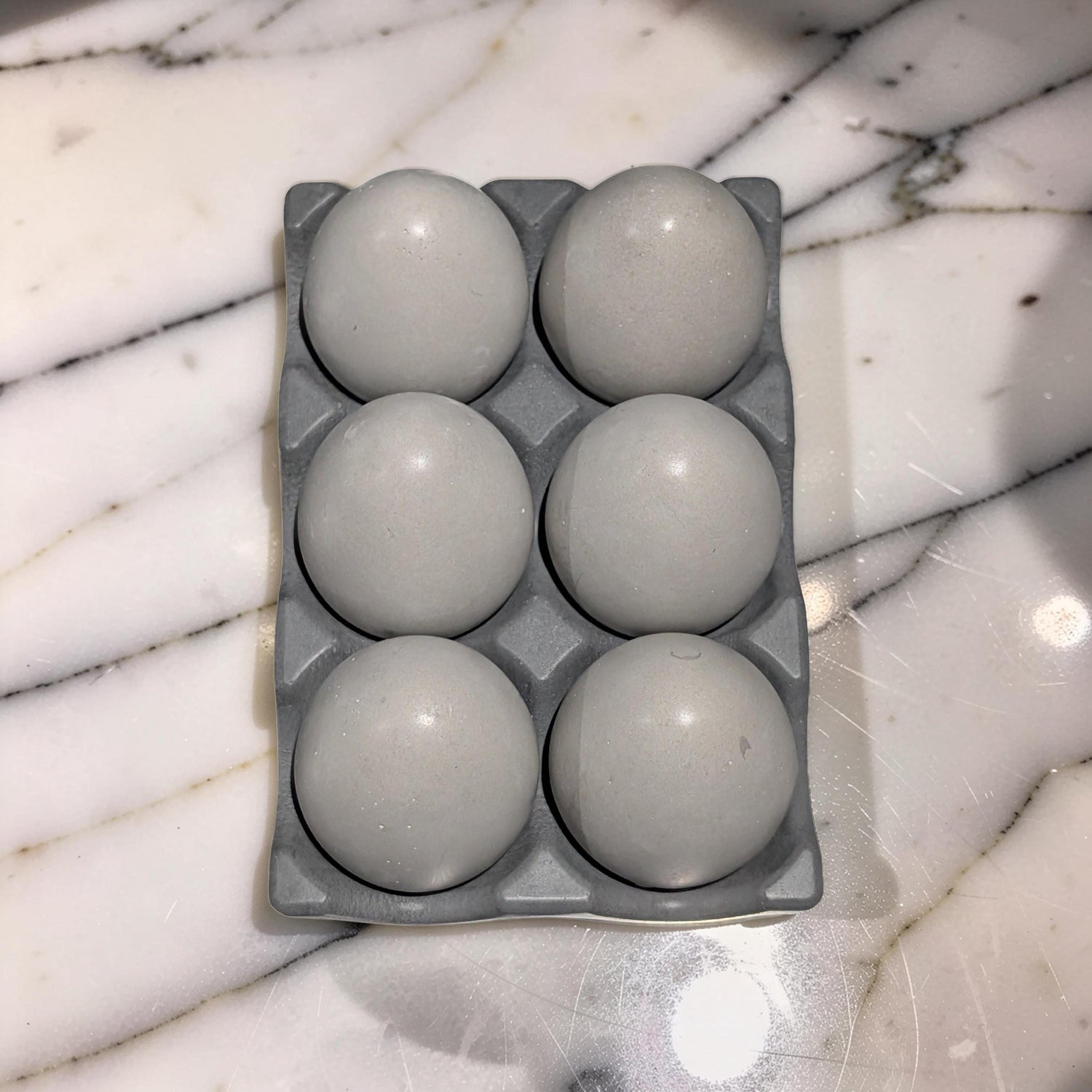 Minimalist Concrete Eggs - Modern Farmhouse Spring Decor - Industrial Egg Photography Props - Neutral Concrete Home Decor