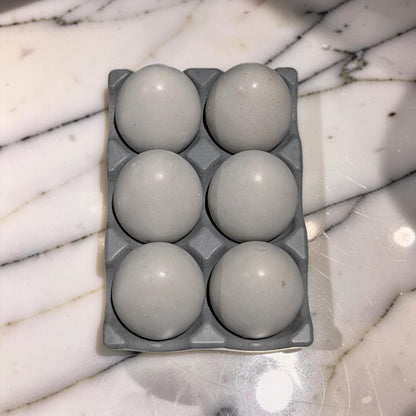 Minimalist Concrete Eggs - Modern Farmhouse Spring Decor - Industrial Egg Photography Props - Neutral Concrete Home Decor