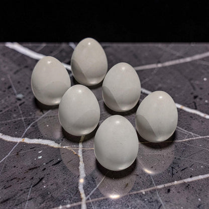 Minimalist Concrete Eggs - Modern Farmhouse Spring Decor - Industrial Egg Photography Props - Neutral Concrete Home Decor