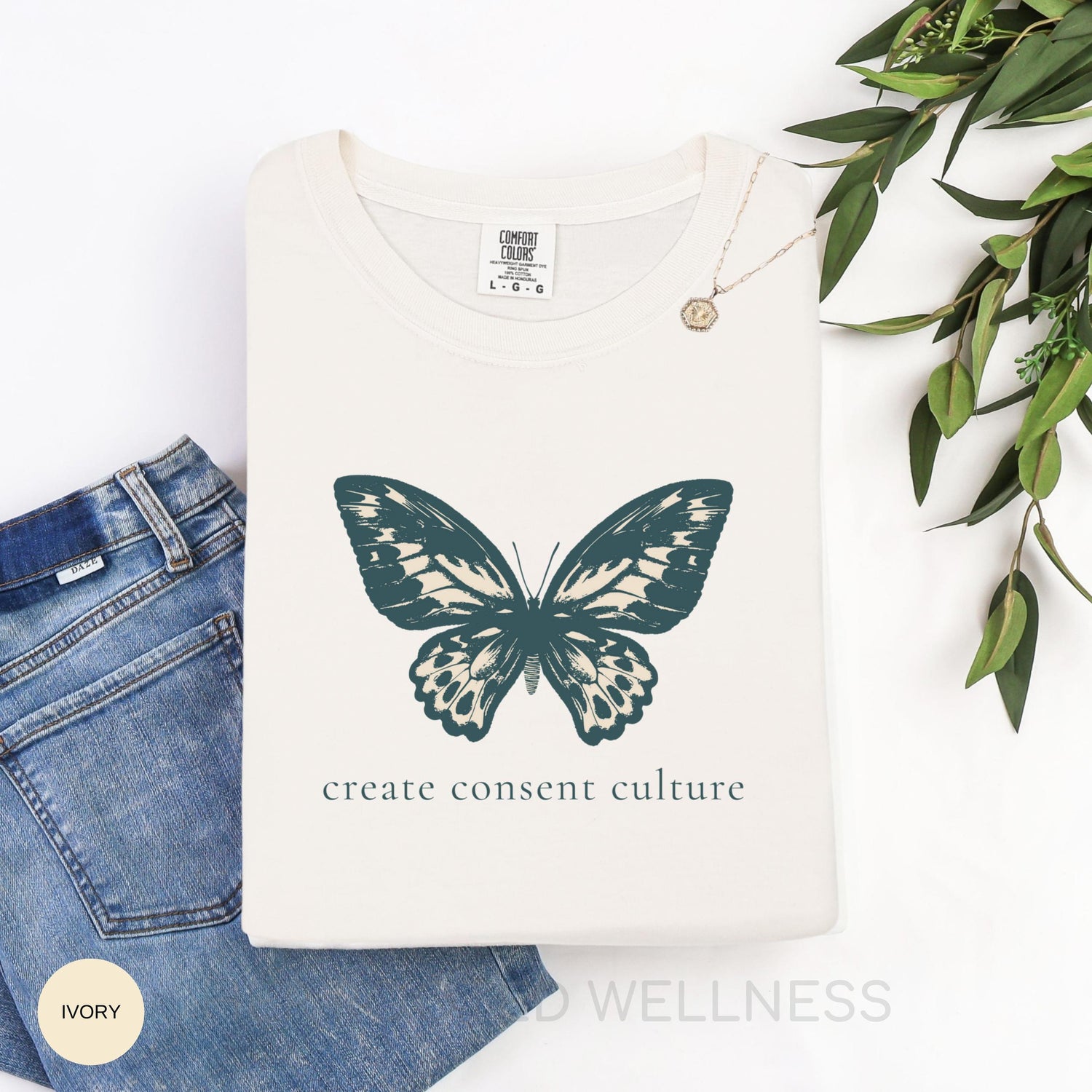 Create Consent Culture Feminist Shirt | Sexual Assault Awareness Comfort Colors Tee | Womens Empowerment Gift | Anti Rape Feminist Tshirt