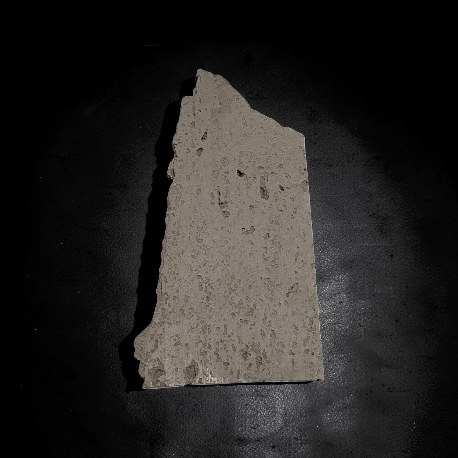 Textured Concrete Photography Prop | Stone Fragment Styling Block | Industrial Product Photography Backdrop | Brutalist Decor Slab Display