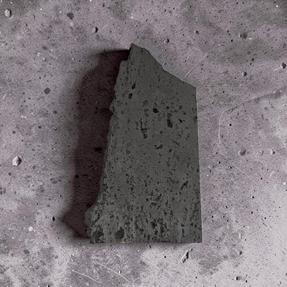 Textured Concrete Photography Prop | Stone Fragment Styling Block | Industrial Product Photography Backdrop | Brutalist Decor Slab Display
