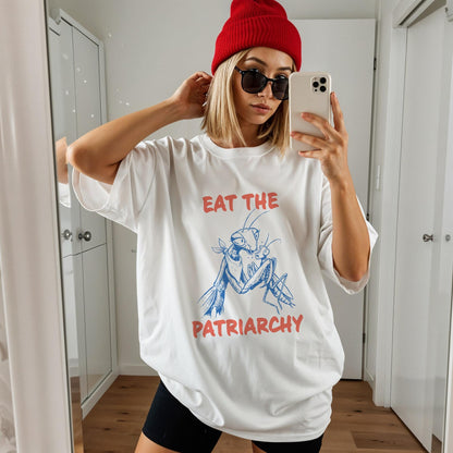 Eat The Patriarchy T-shirt, Feminist Statement Shirt, Women&amp;