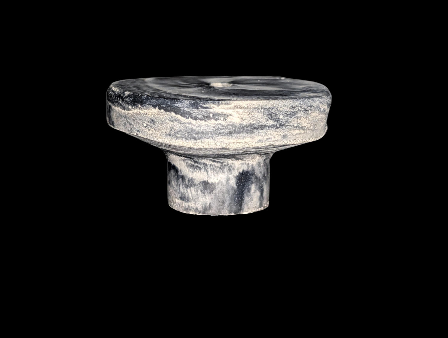 Large Round 3.5 Inch Concrete Wall Knob | Modern Circular Wall Peg for Entryway | Industrial Concrete Wall Hanger