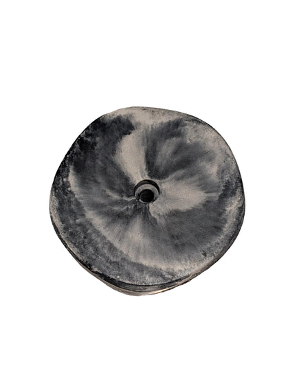 Large Round 3.5 Inch Concrete Wall Knob | Modern Circular Wall Peg for Entryway | Industrial Concrete Wall Hanger