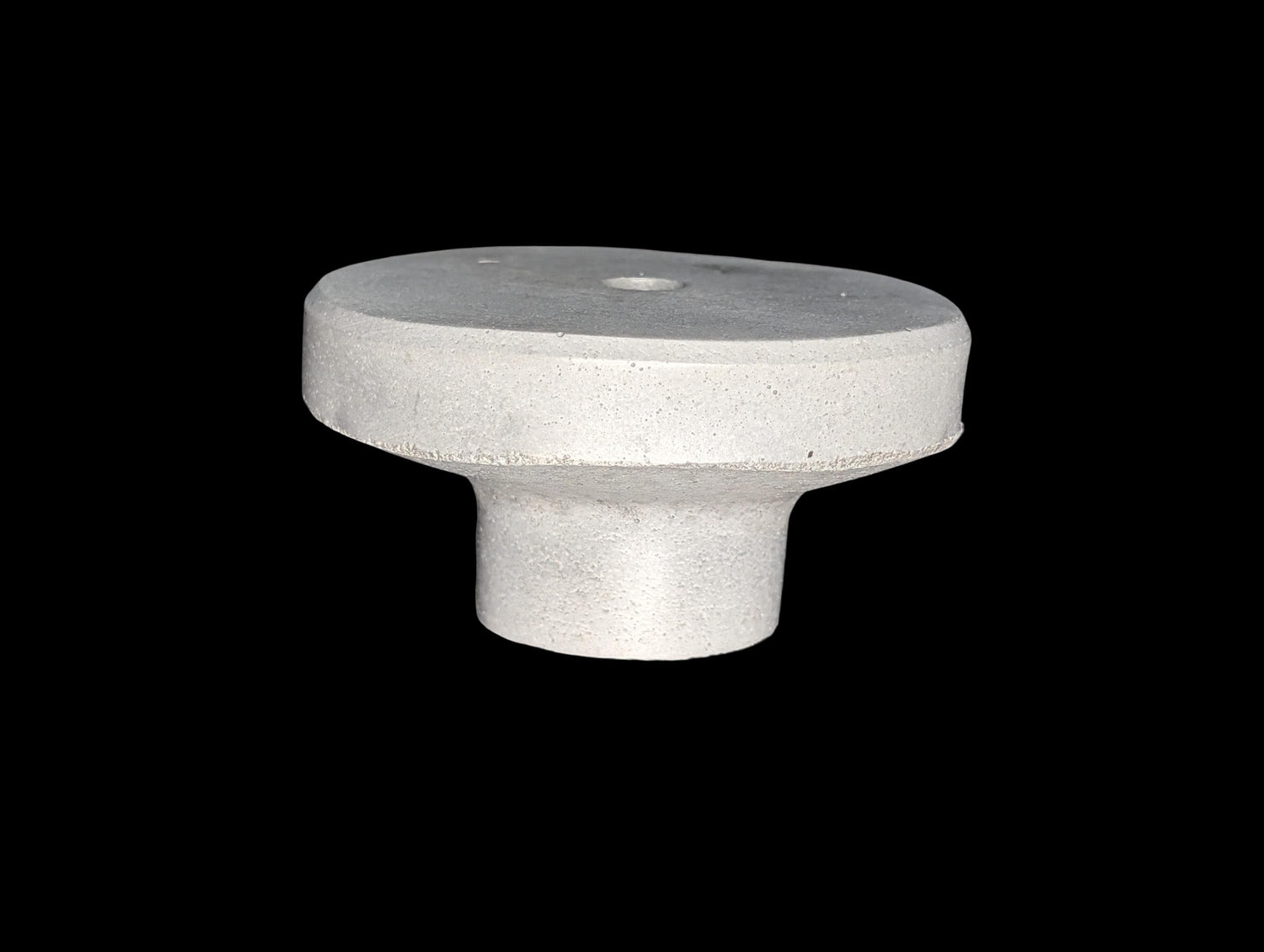 Large Round 3.5 Inch Concrete Wall Knob | Modern Circular Wall Peg for Entryway | Industrial Concrete Wall Hanger
