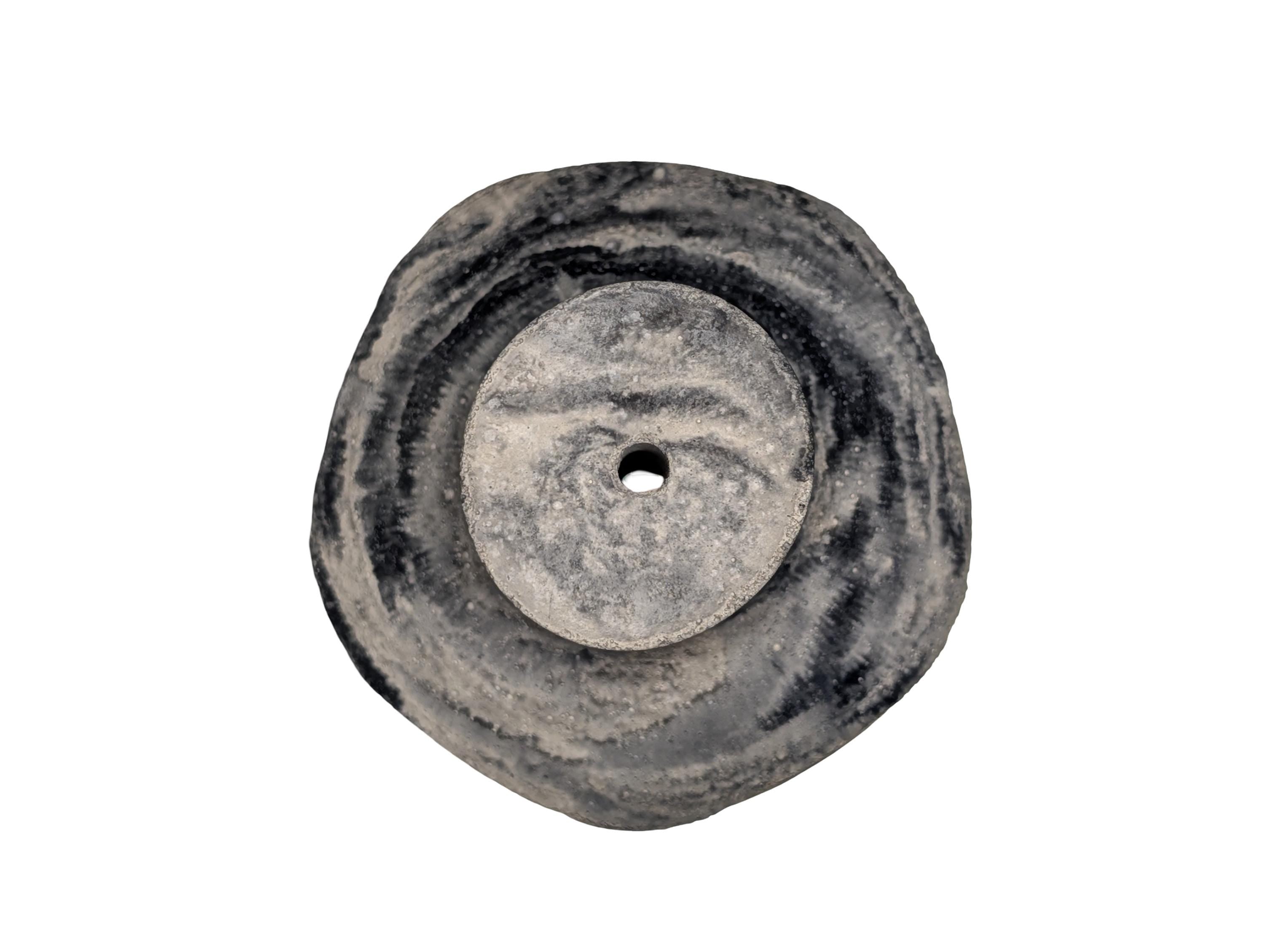 Large Round 3.5 Inch Concrete Wall Knob | Modern Circular Wall Peg for Entryway | Industrial Concrete Wall Hanger