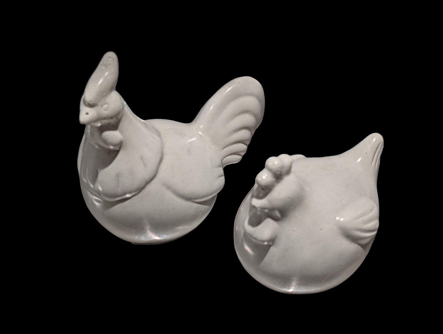 Handmade Concrete Chicken Statue Set – Minimalist Farmhouse Decor – Modern Industrial Rooster &amp; Hen Figurines – Nordic Style Concrete Bird