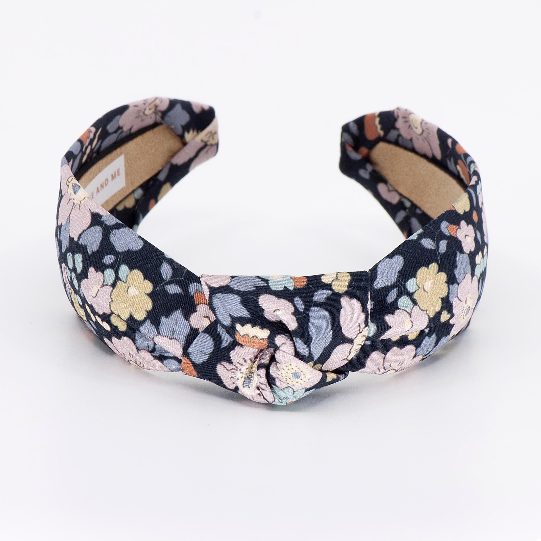 Comfortable Liberty London Floral Knot 100% Silk Headband: Betsy Field Print