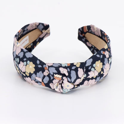 Comfortable Liberty London Floral Knot 100% Silk Headband: Betsy Field Print