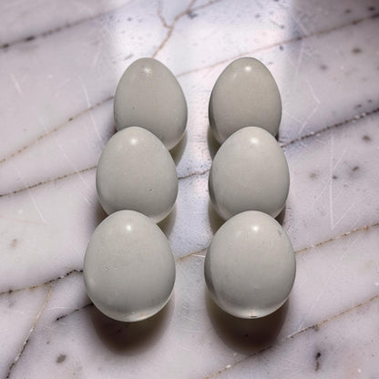 Minimalist Concrete Eggs - Modern Farmhouse Spring Decor - Industrial Egg Photography Props - Neutral Concrete Home Decor