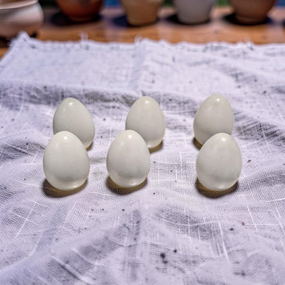 Minimalist Concrete Eggs - Modern Farmhouse Spring Decor - Industrial Egg Photography Props - Neutral Concrete Home Decor
