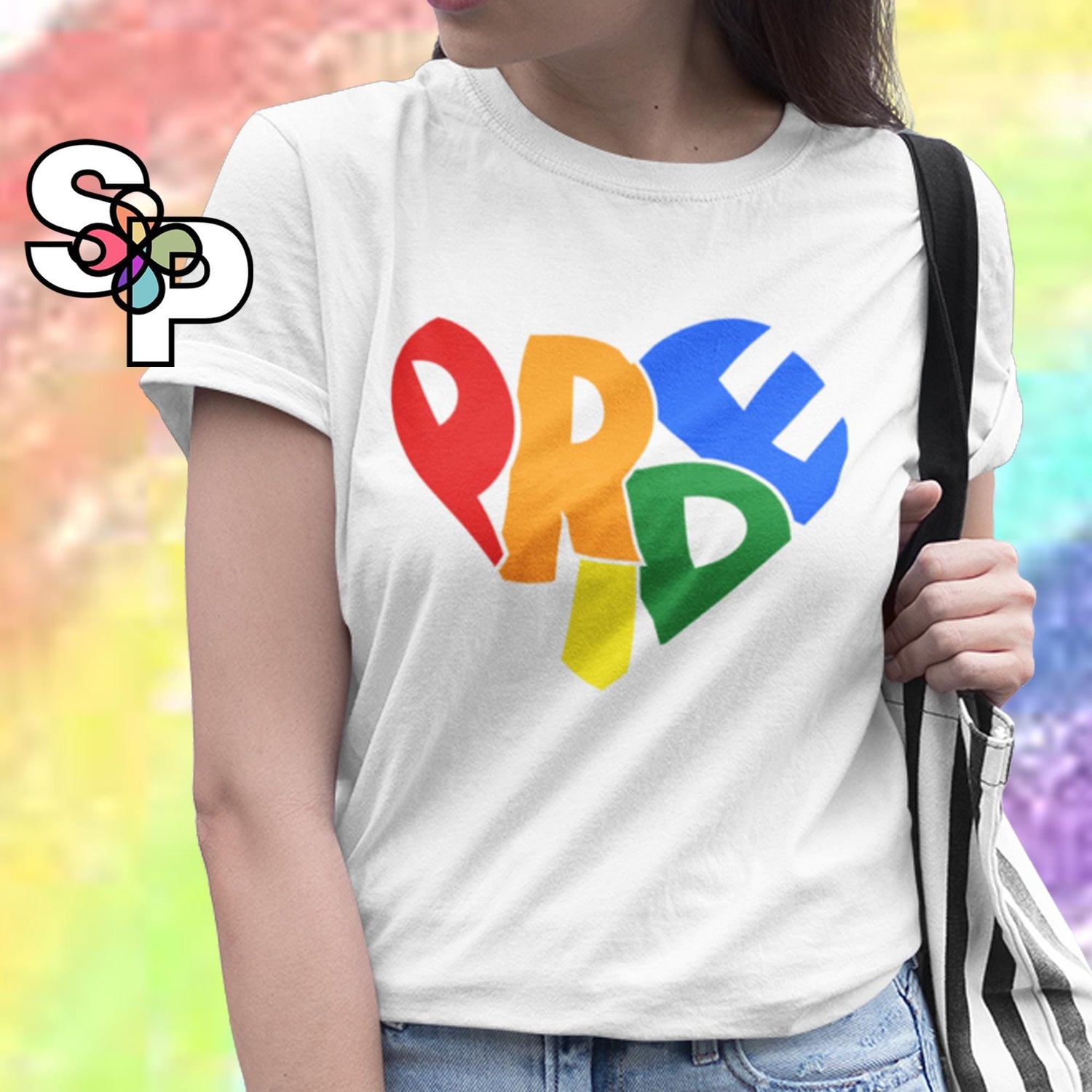 Pride Heart LGBTQIA+ T-Shirt - Rainbow Pride Support